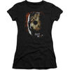 Mask Of Death Cap Sleeve Junior Top