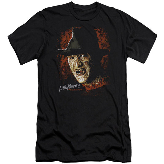 Nightmare On Elm Street Worst Nightmare Premium Canvas Brand Slim Fit T-shirt