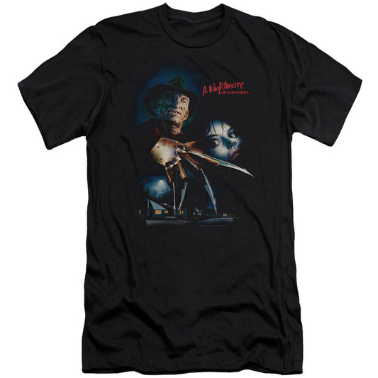Nightmare On Elm Street Elm Street Poster Adult Slim Fit Slim Fit T-shirt