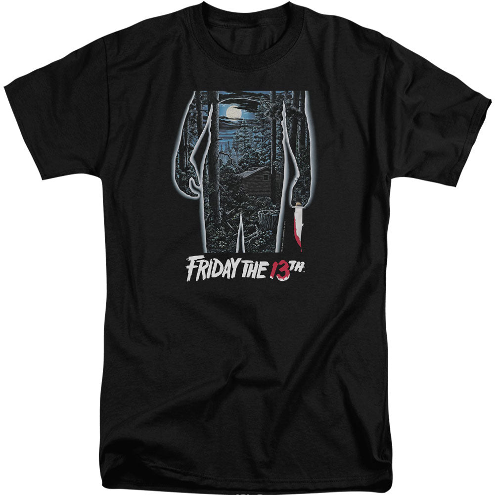 Friday The 13th 13th Poster Adult Tall T-shirt Tall
