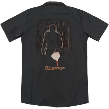 Friday The 13th Part 3 Poster (Back Print) Workshirt