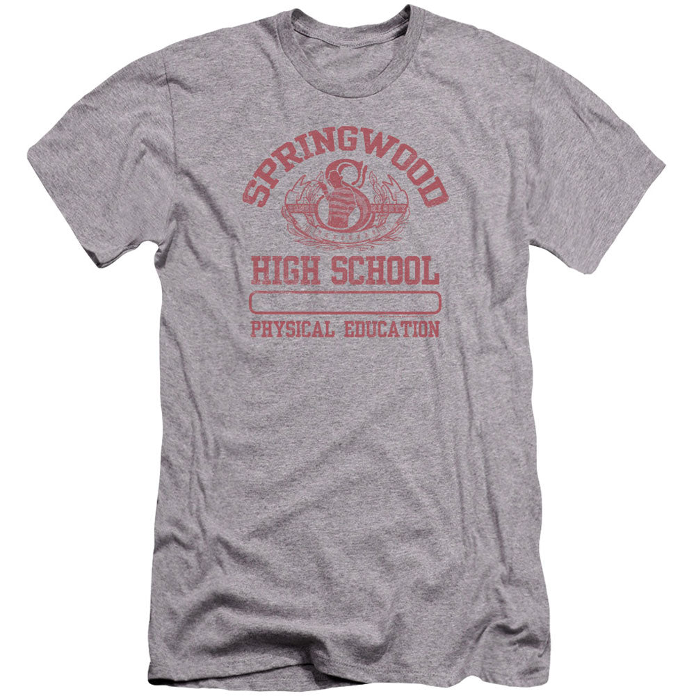 Nightmare On Elm Street Springwood High Premium Canvas Brand Slim Fit T-shirt