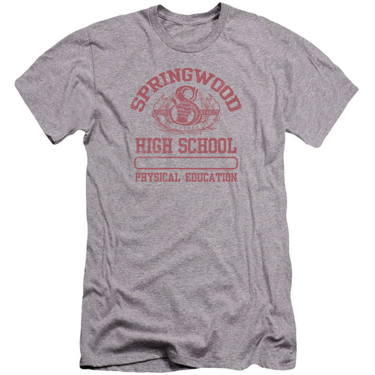 Nightmare On Elm Street Springwood High Premium Canvas Brand Slim Fit T-shirt
