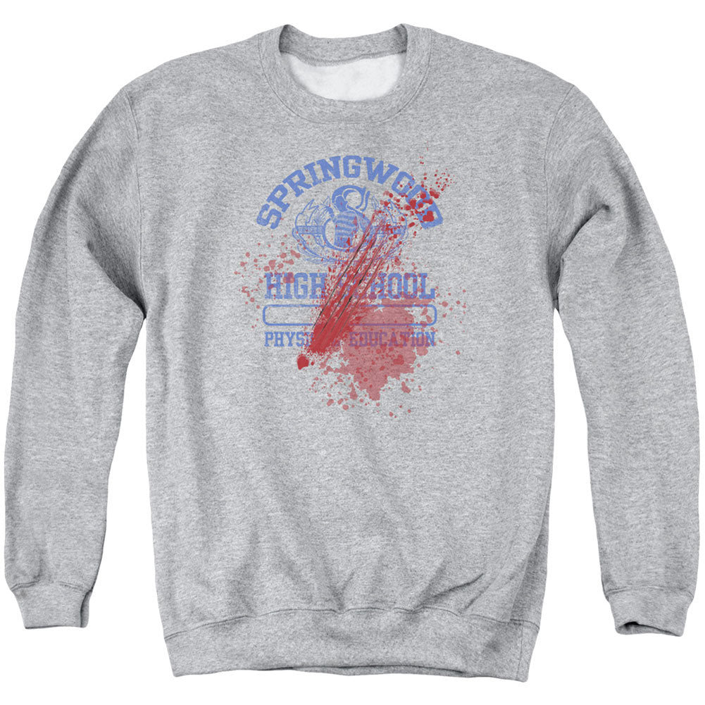 Nightmare On Elm Street Springwood High Victim Adult Sweatshirt