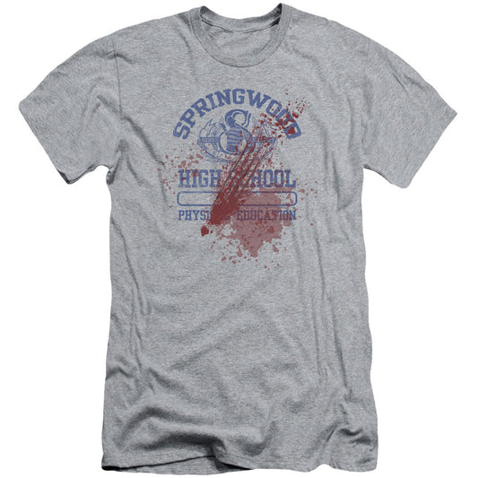 Nightmare On Elm Street Springwood High Victim Adult Slim Fit Slim Fit T-shirt