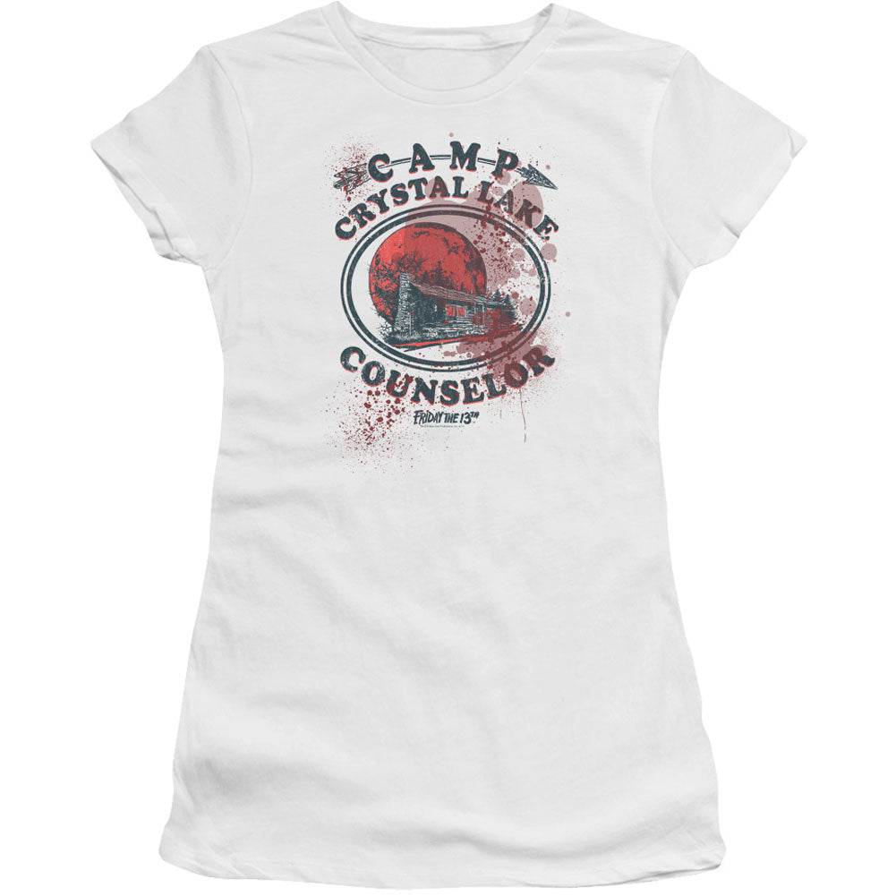 Camp Counselor Victim Cap Sleeve Junior Top