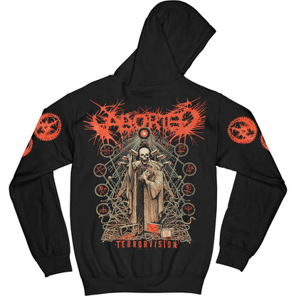 Aborted TerrorVision Zippered Hooded Sweatshirt