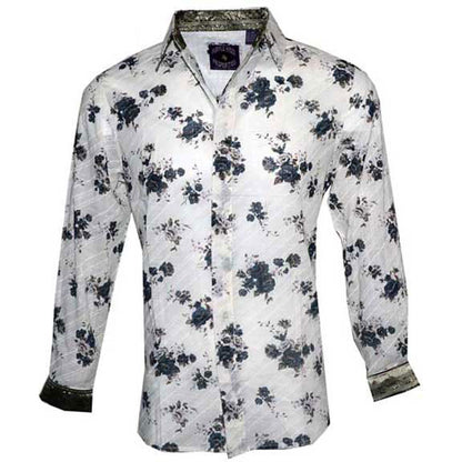 Rock Roll n Soul Crosstown Traffic Brn LS Button Up Shirt Dress Shirt