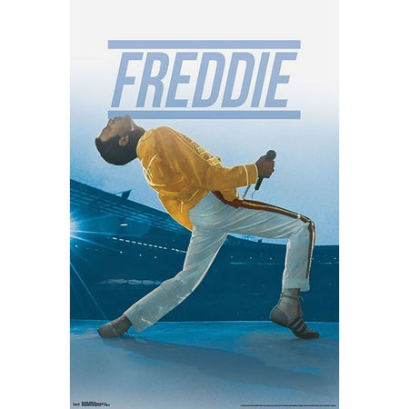 Freddie Mercury Live Domestic Poster