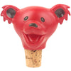 Dancing Bear Red Head Bottle Stopper