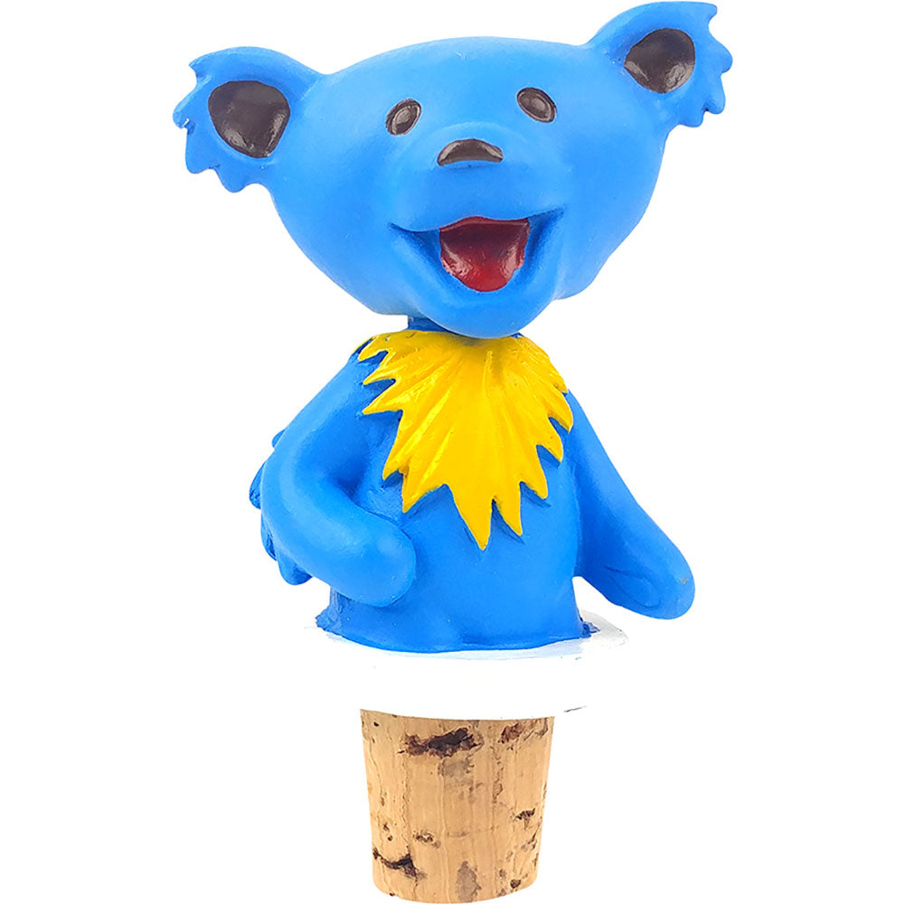 Grateful Dead Dancing Bear Blue Bottle Stopper