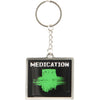 Medication Metal Key Chain