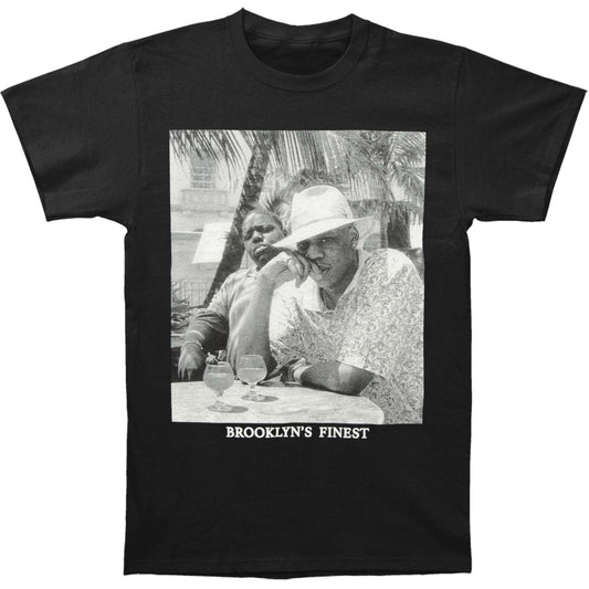 Jay-Z Jay-Z/Biggie Brooklyn's Finest NOT IN SCRIPT Black Tee T-shirt