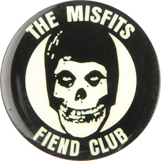 Misfits Fiend Club Enamel Pin Pewter Pin Badge