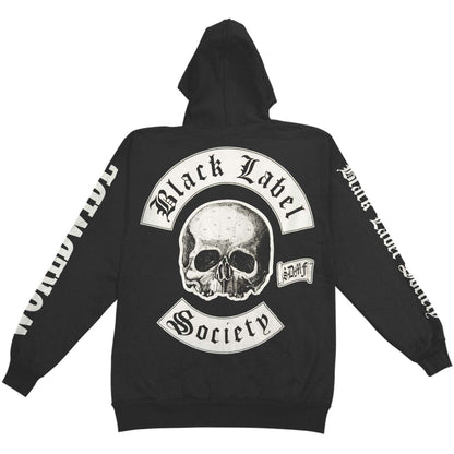 Black Label Society BLS Worldwide Hoodie Zippered Hooded Sweatshirt