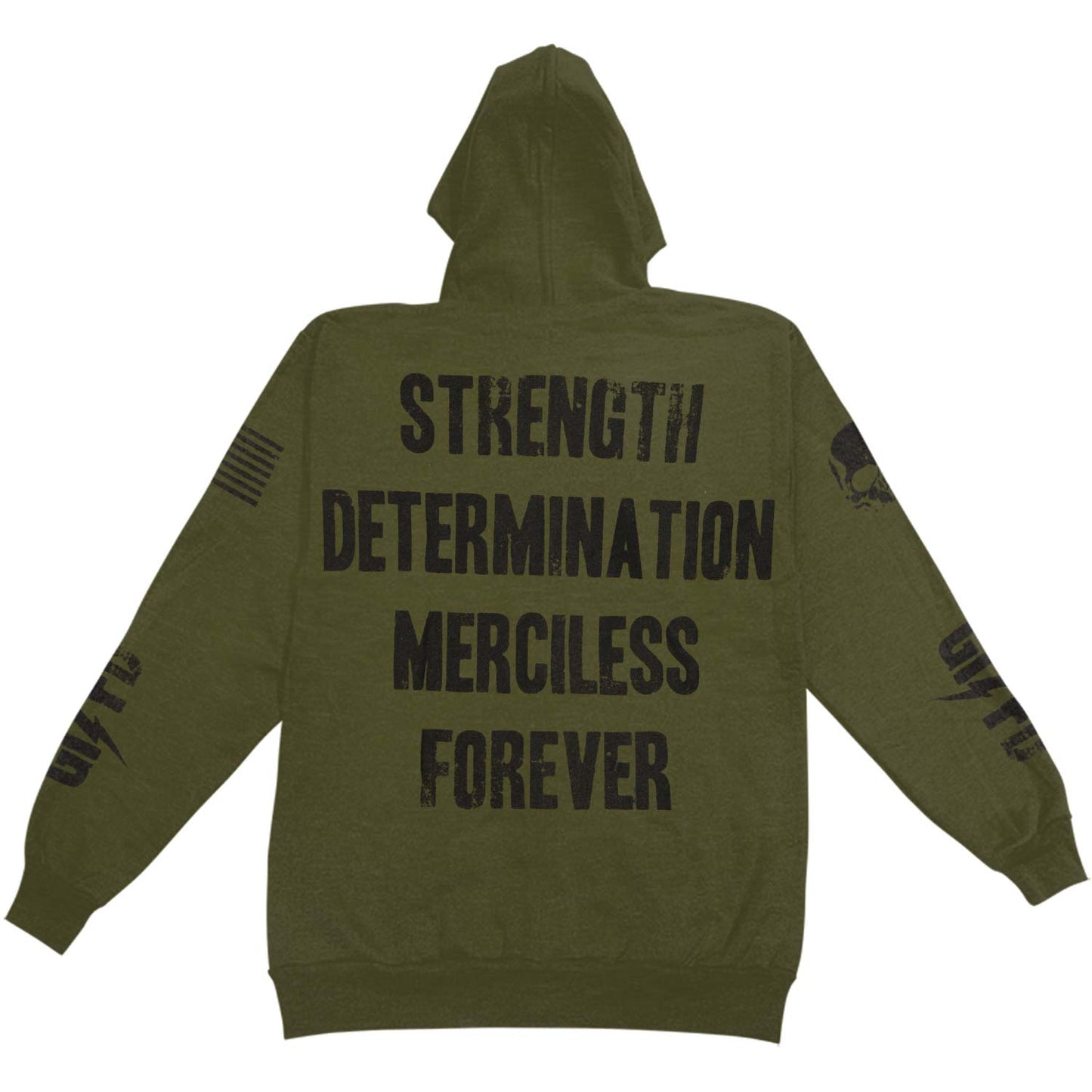 Black Label Society Destroy Conquer Army Hoodie Zippered Hooded Sweatshirt