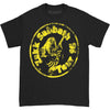 Yellow Circle Men's Black Tee T-shirt