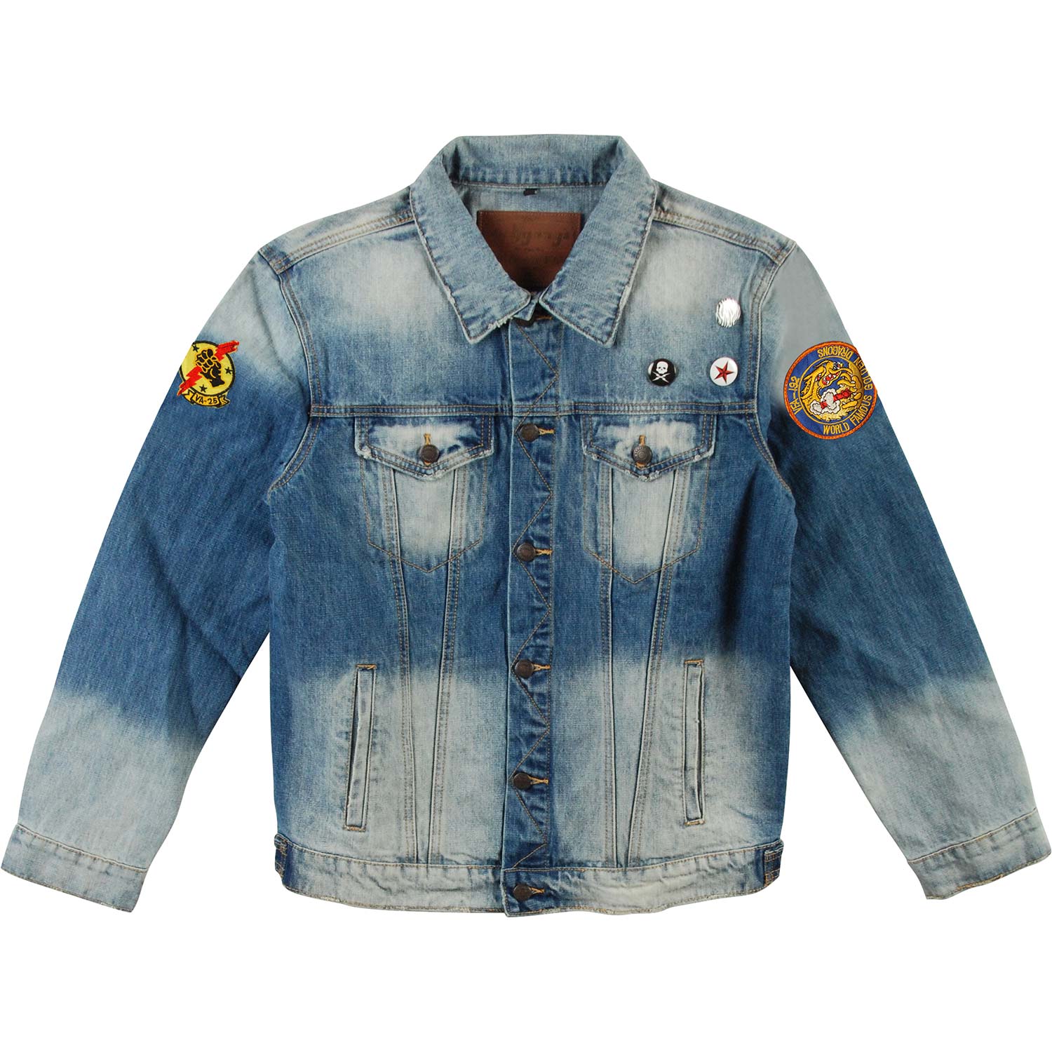 Jimi Hendrix Psychedelic Denim Jacket | Jimi Hendrix Merch Store