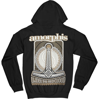 Hammer Logo Zippered Hooded Sweatshirt