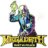 Rust in Peace Enamel Pin Pewter Pin Badge