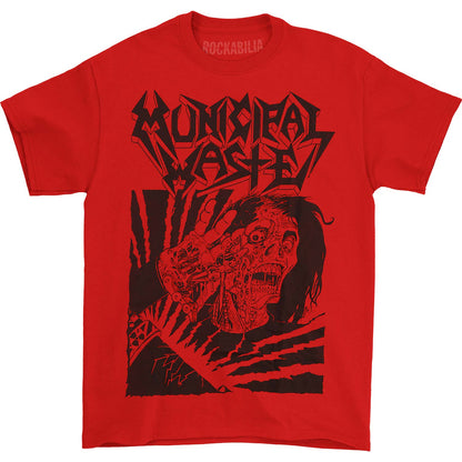 Municipal Waste Skelbot Red T-shirt