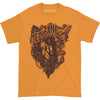 Sensual Wolfman (Black Ink on Orange) T-shirt