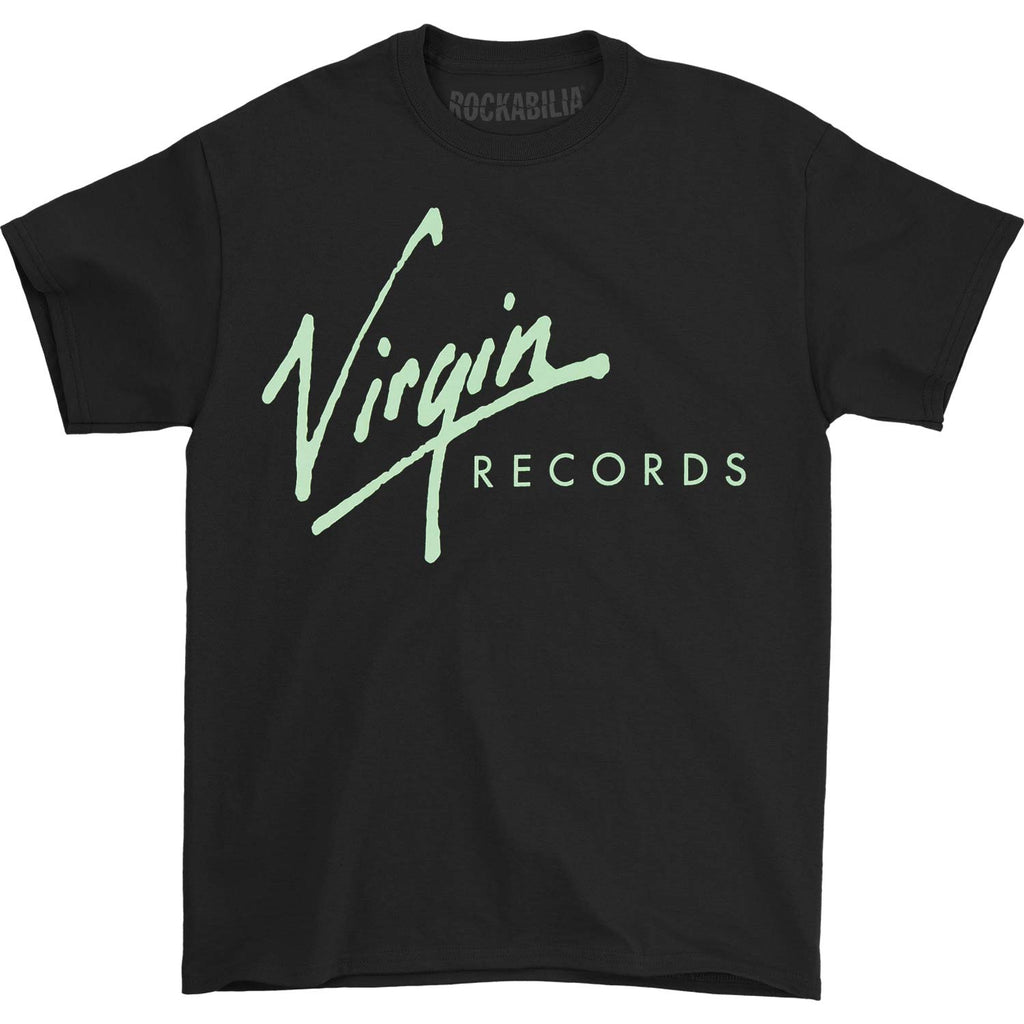 Virgin Records Green Logo Slim Fit T-shirt 412247 | Rockabilia Merch Store