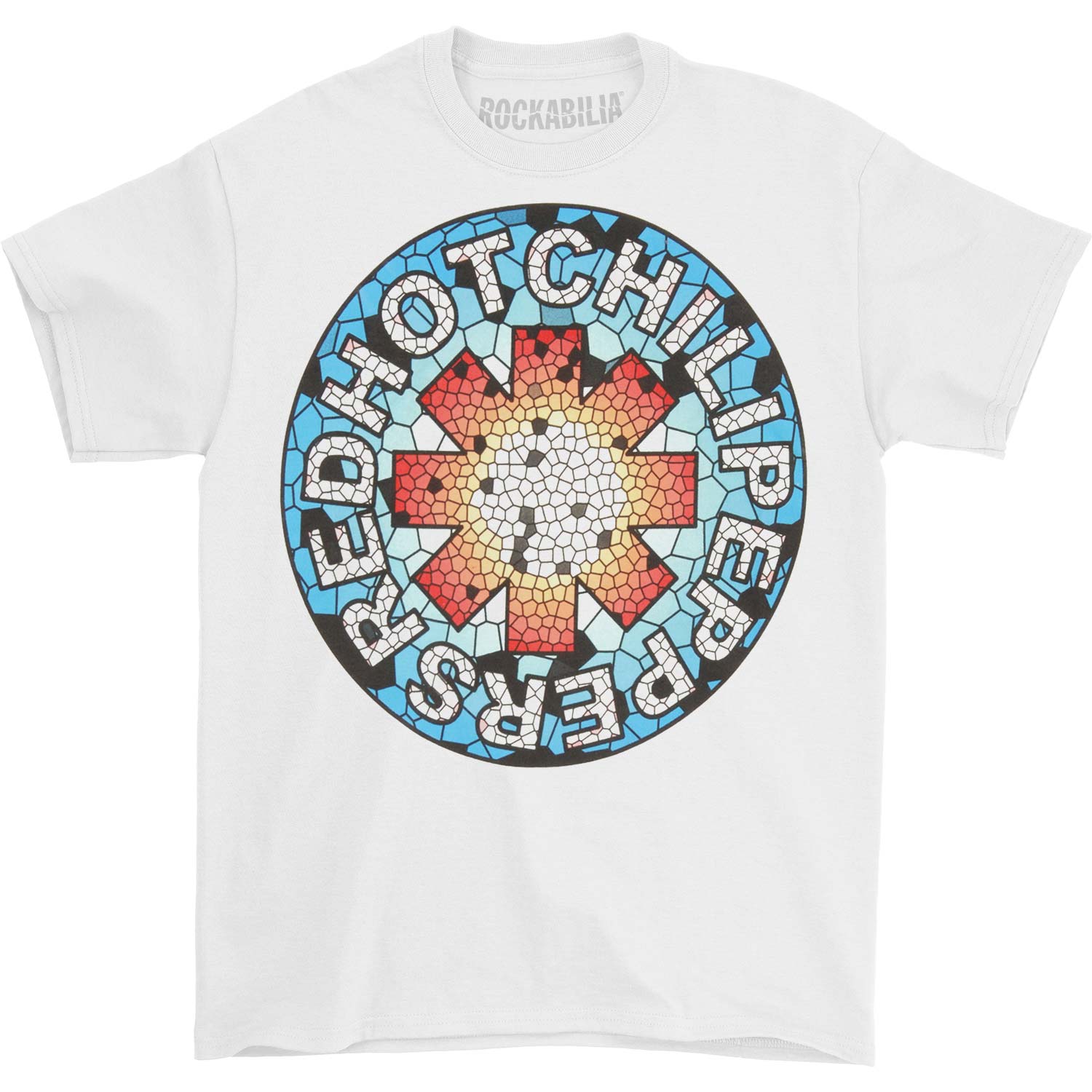 Red Hot Chili Peppers Mosaic RHCP Logo T-shirt