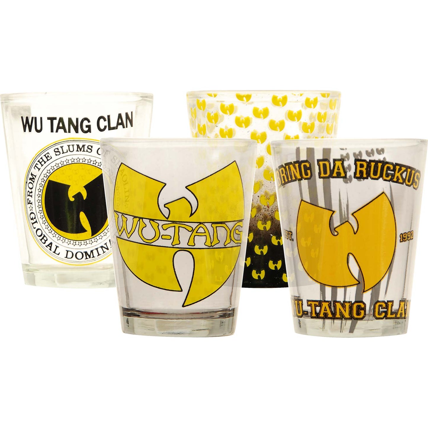 Logos 4pc. 1.5oz. Mini Shot Glass Sets Colored Glass Shot Glass Set