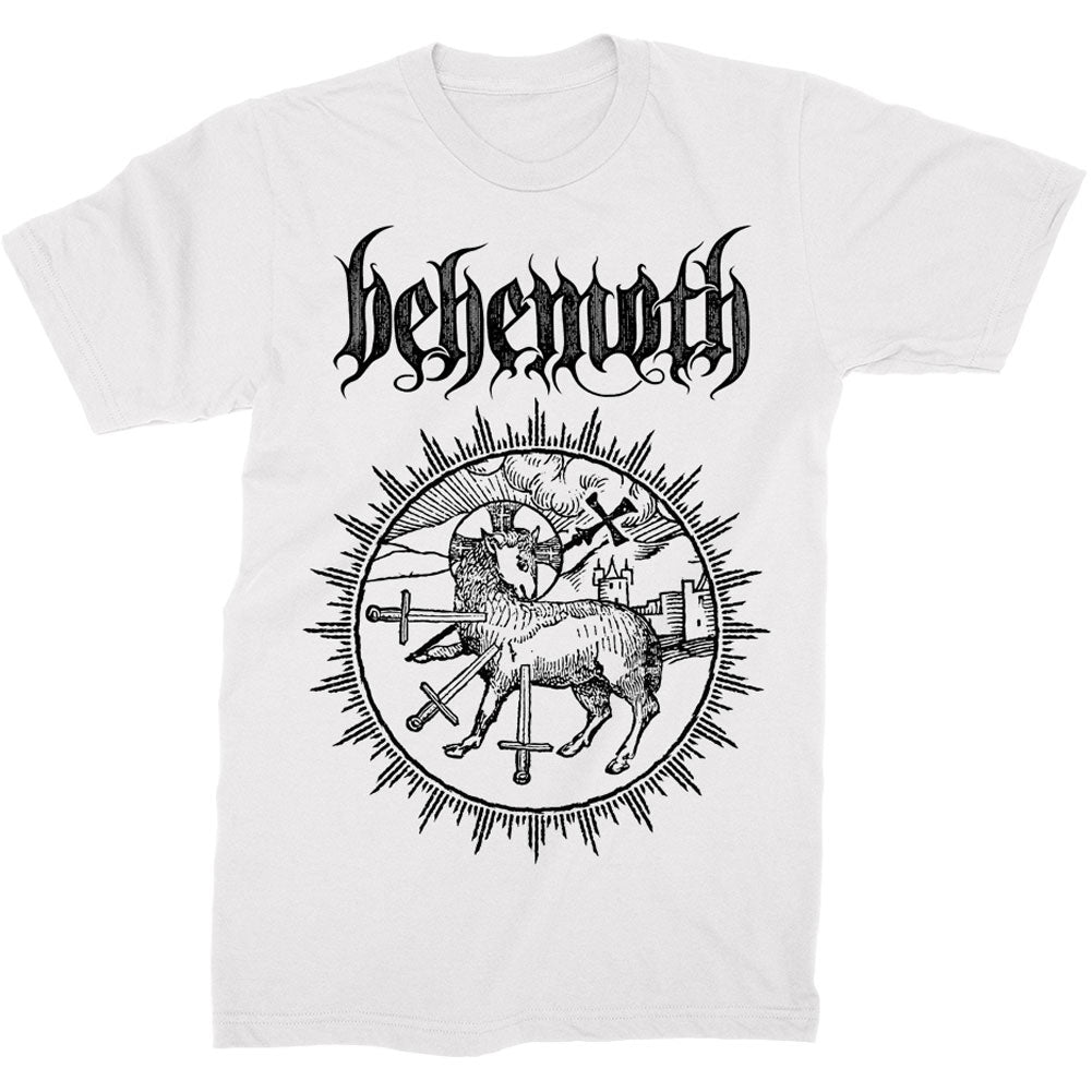 Behemoth Lamb Sigil White Tee T-shirt