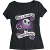 Wonderful Nightmare Woman's Scoopneck Tee Junior Top