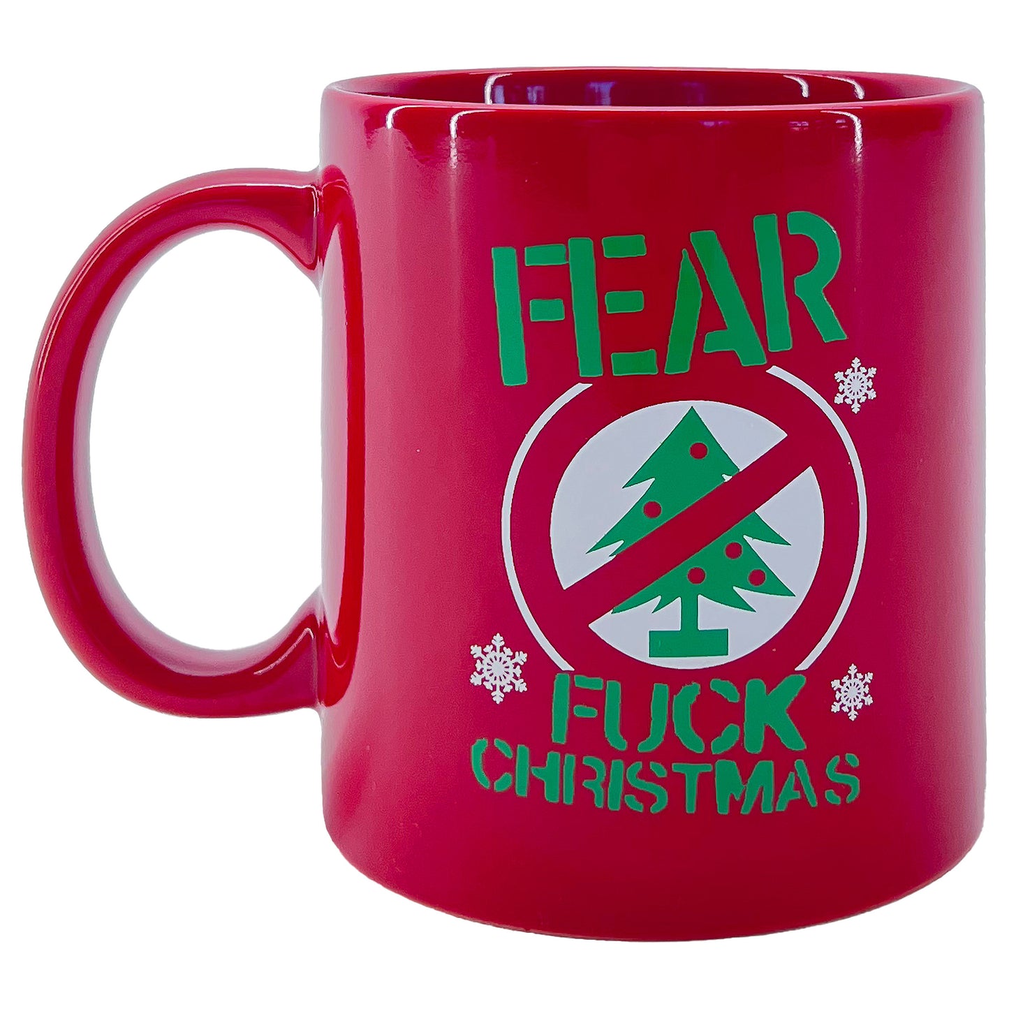 Right-Handed F--K Christmas Coffee Mug
