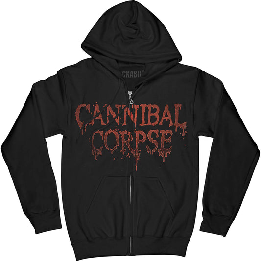 Cannibal Corpse Red Before Black Zip Hoodie Zippered Hooded Sweatshirt