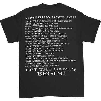 Moonspell America Noir Tour 2014 Tour T-shirt