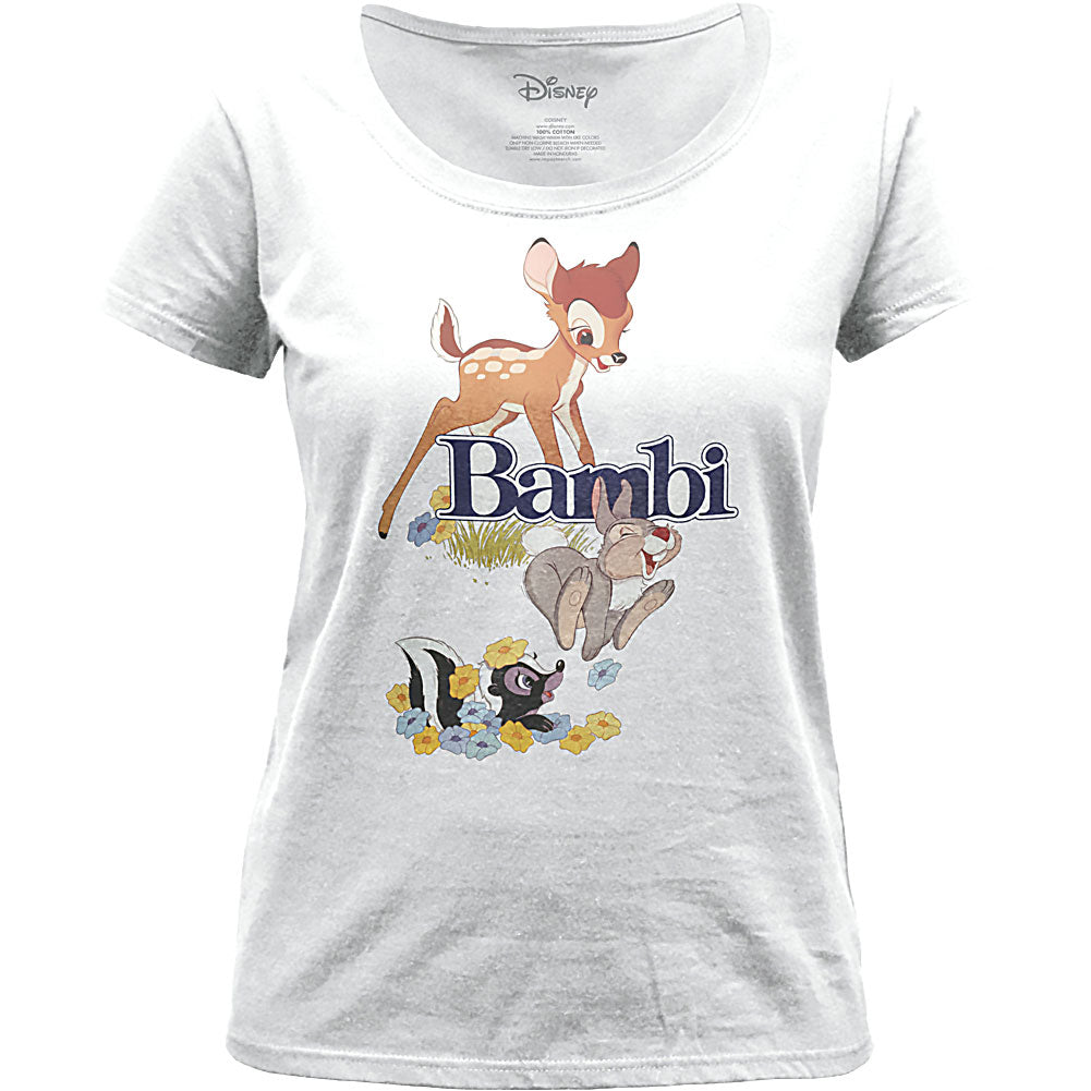 Bambi Woman's Scoopneck Tee Junior Top