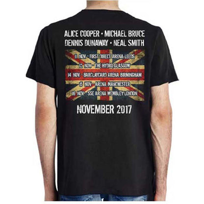 Alice Cooper UK Only Event (Nov 2017) (Ex Tour/Back Print) Slim Fit T-shirt