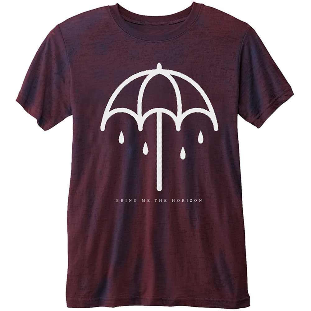 Bring Me The Horizon Umbrella with Burn Out Finishing Vintage T-shirt