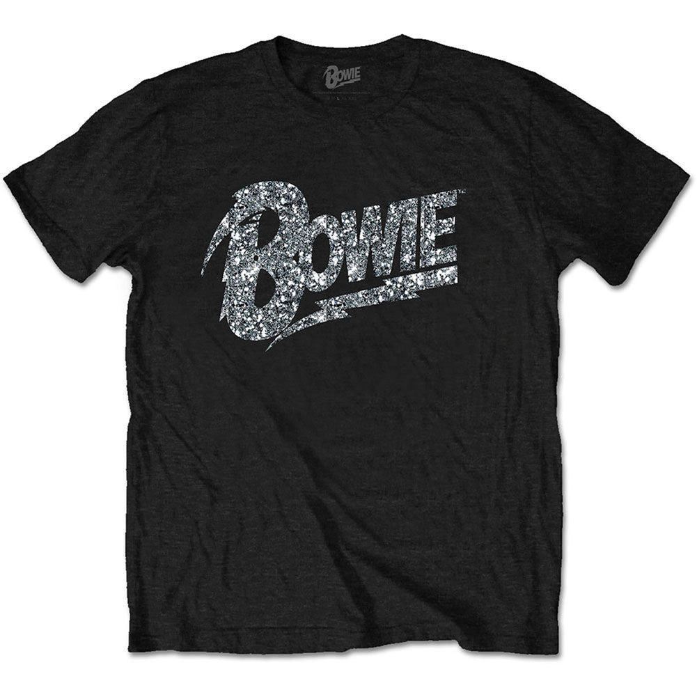David Bowie Flash Logo (Diamante) Slim Fit T-shirt