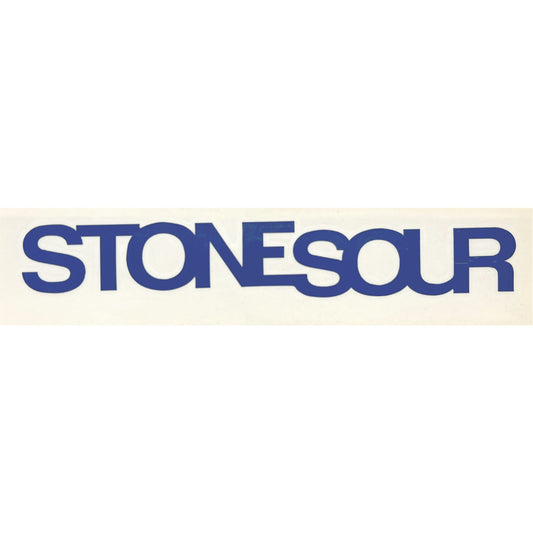Stone Sour Logo Vinyl Cut (Blue) Peel & Rub Sticker