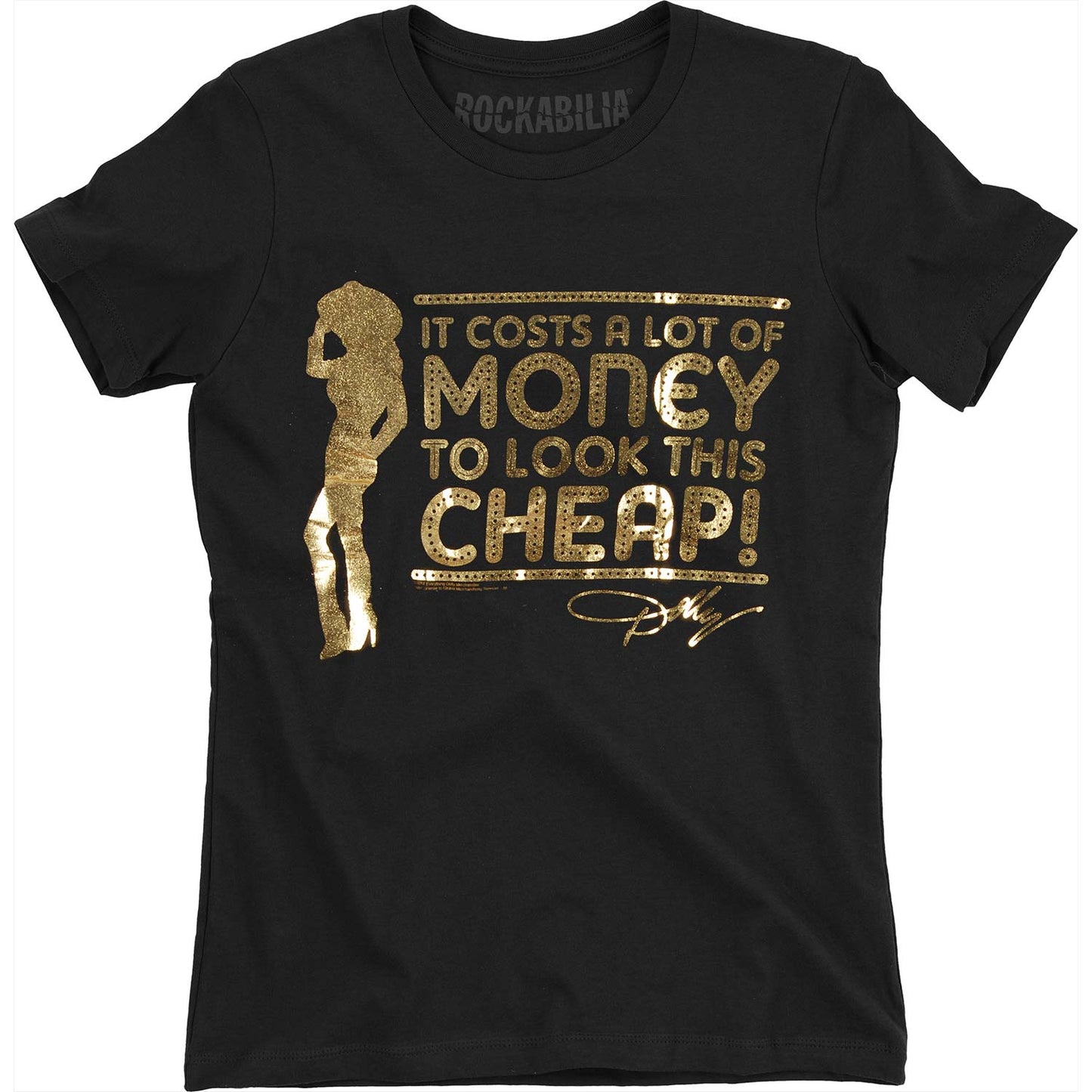 Cheap Gold Foil Junior Baby Doll Junior Top