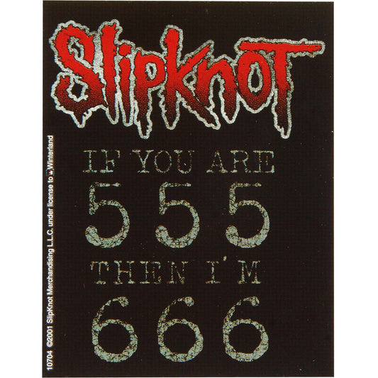 Slipknot 555 Sticker