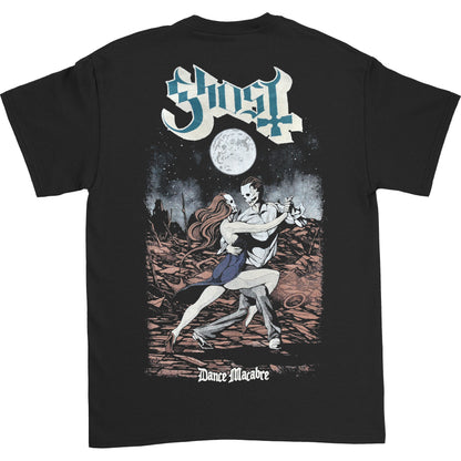Dance Macabre Cover & Logo (Back Print) Slim Fit T-shirt