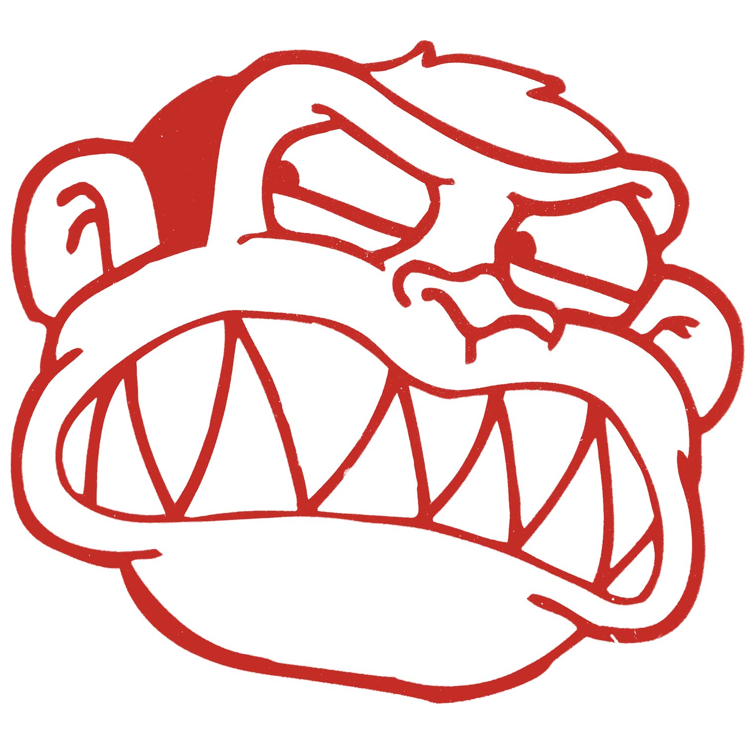 Family Guy Monkey Vinyl Cut (Red) Peel & Rub Sticker