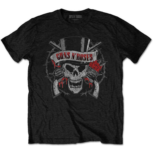 Distressed Skull Slim Fit T-shirt
