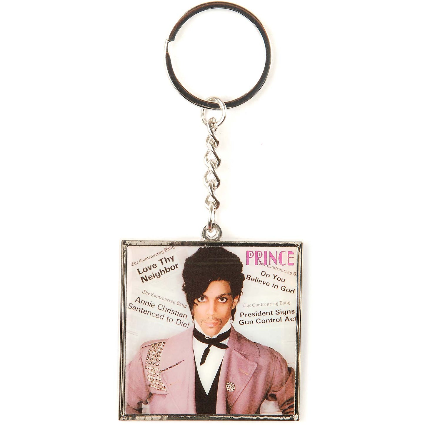 Prince Controversy Cover Keychain Plastic Key Chain