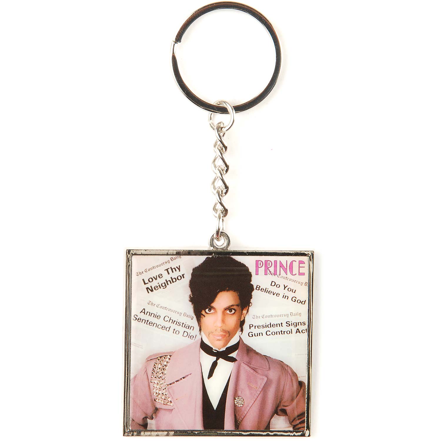 Prince Controversy Cover Keychain Plastic Key Chain