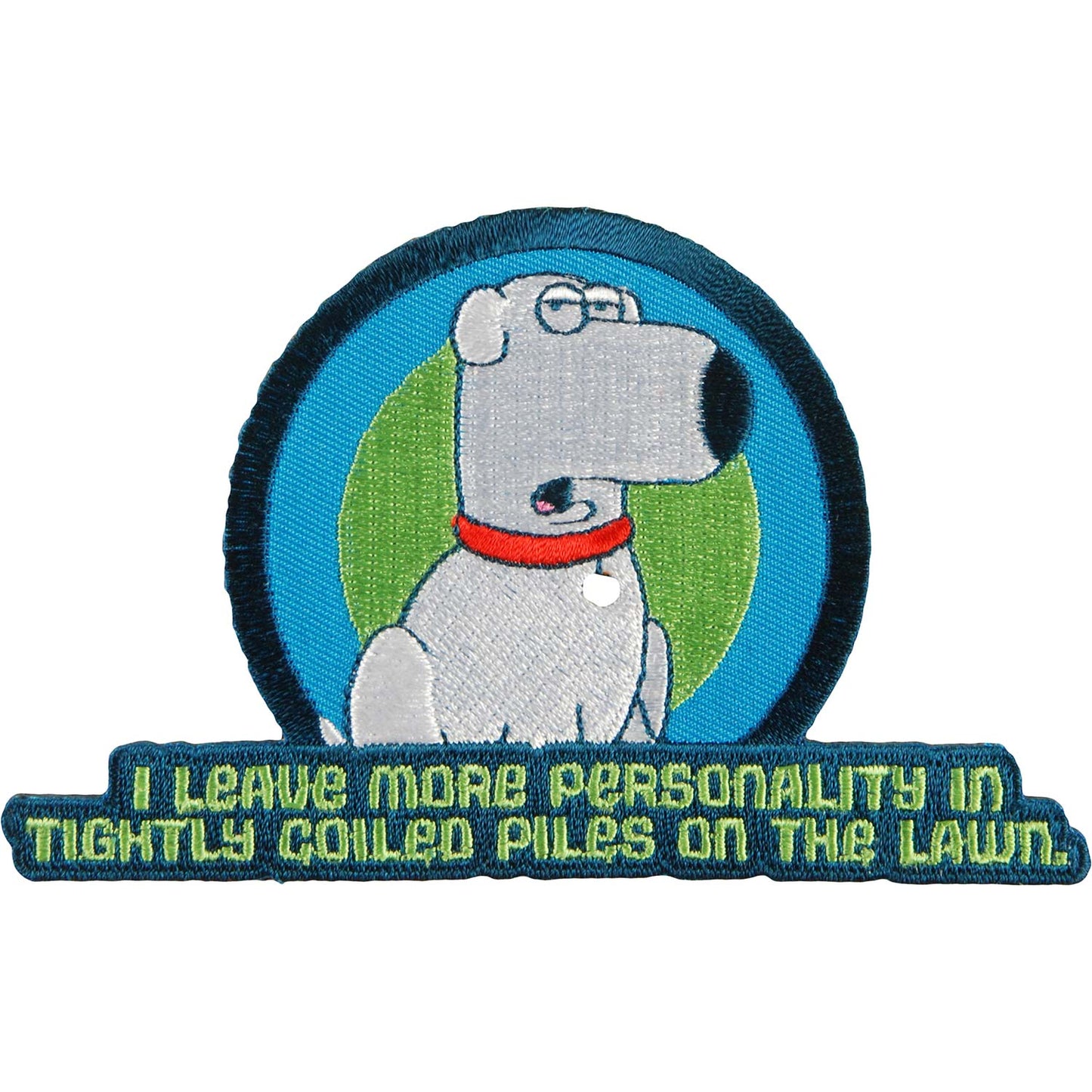 Brian Circle Embroidered Patch