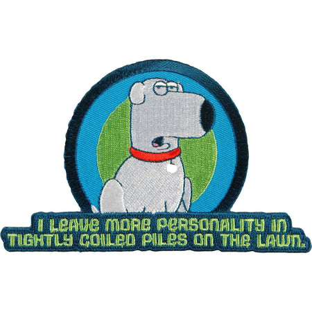 Brian Circle Embroidered Patch