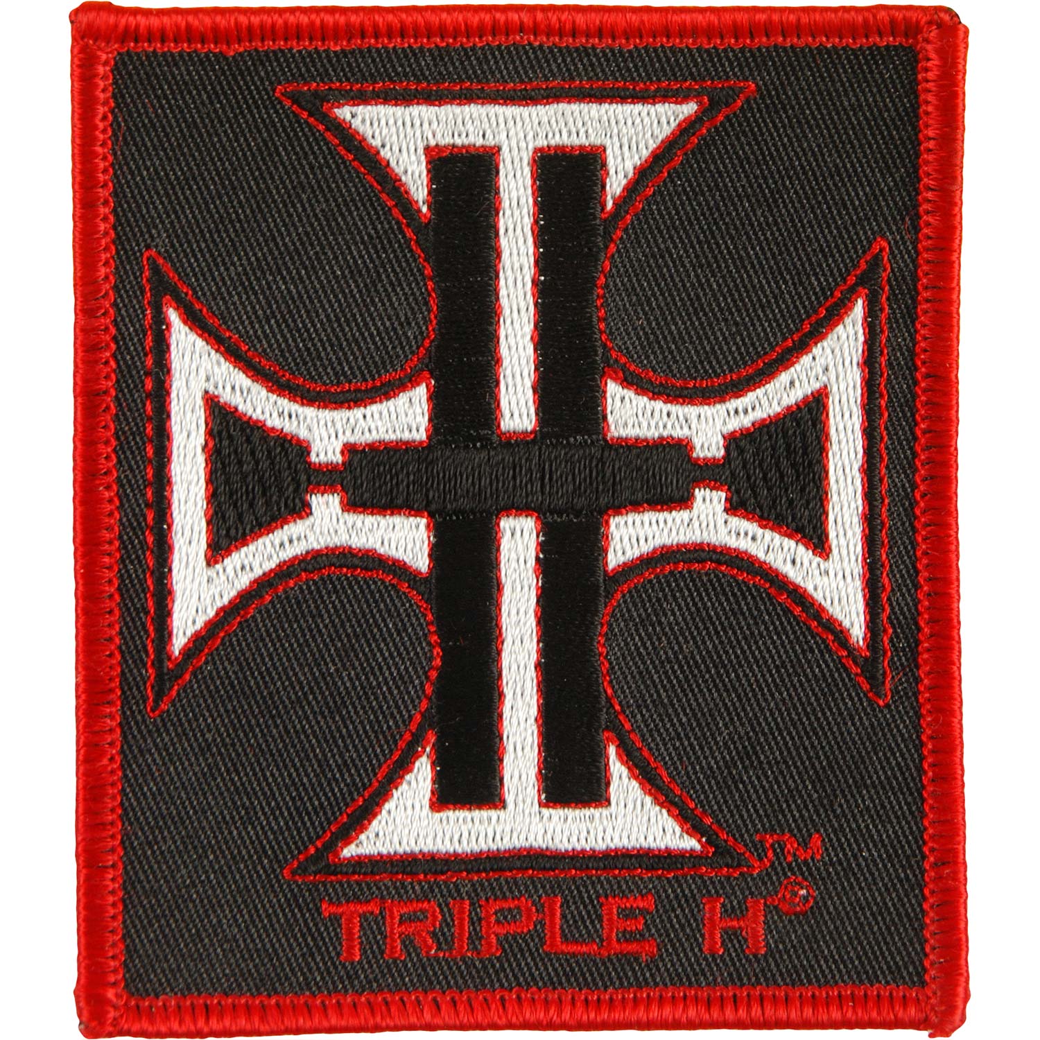 Triple H Embroidered Patch
