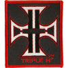 Triple H Embroidered Patch